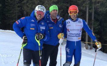 Allenamento di Slalom per Fill e Innerhofer