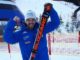 Maurberger in testa dopo la prima manche nel Gigante di Funesdalen